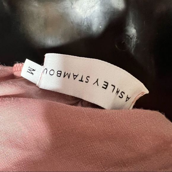 ASHLEY STAMBOULI  LINEN OVERALLS M - Picture 8 of 9